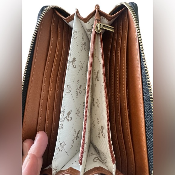 Farmhouse Is My Style Canvas Floral Gray Tote Hand Bag Purse and Wallet Set - Picture 16 of 16